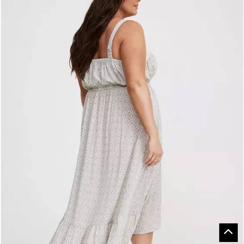 Torrid Blue Ruffle Maxi NWT - Picture 2 of 5